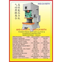 MESIN PRESS Power Press Hydraulic Protector CA125TH
