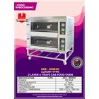 Gas Oven 2 Deck 4 Loyang Pemanggang Roti MI204H 2