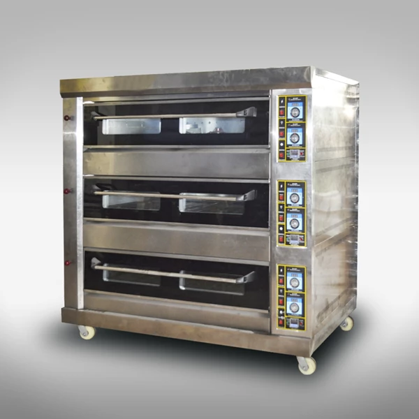 Gas Food Oven Series 3 Deck 9 Trays MI309H