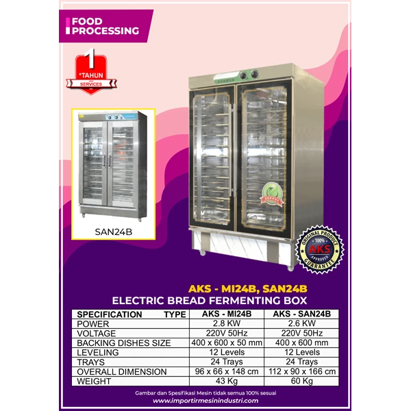Electric Bread Fermenting Box MI24B