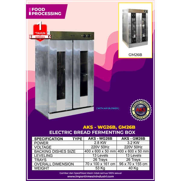 Electric Bread Fermenting Box WG26B