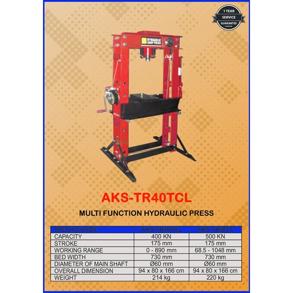 Multi function Hydraulic Press TR40TCL