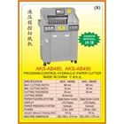 Alat Alat Mesin Paper Cutting Machine & Book Binding AB480 1