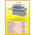 Alat Alat Mesin Paper Cutting Machine & Book Binding DL920C 1