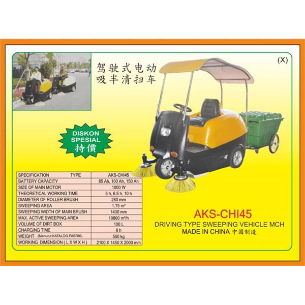Alat Alat Mesin Walk Behing Lawnmower & Electric Sweeper CHI45